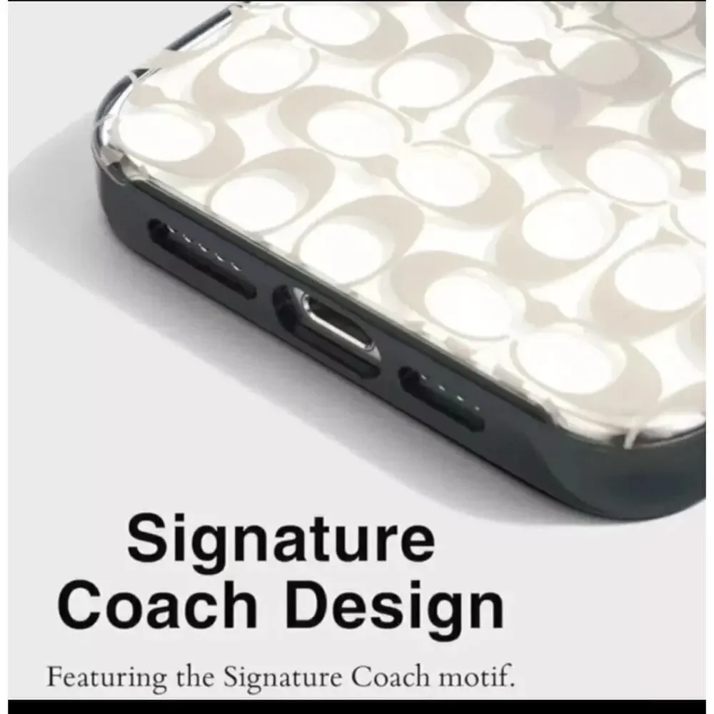 Coach iPhone Signature ProtectiveCase with MagSafe! iPhone16 retail:$78